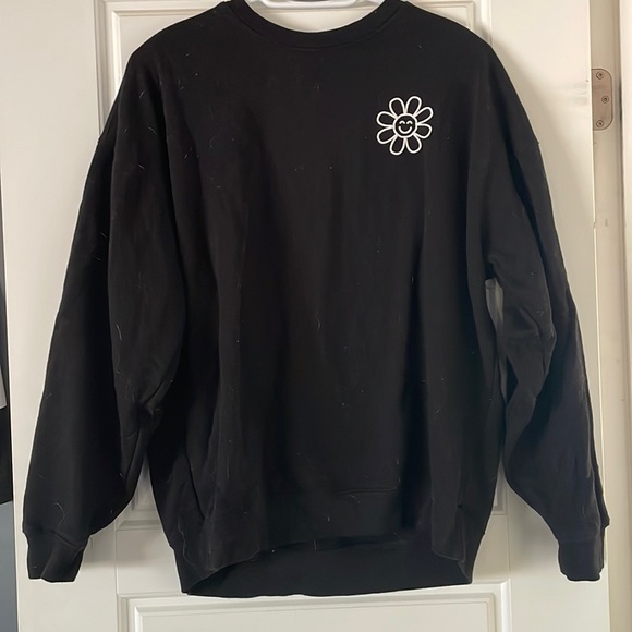 Garage Oversized Fleece Crewneck Sweater - Picture 1 of 4